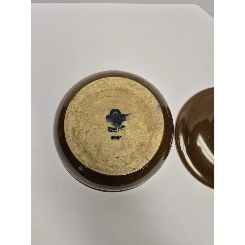 Antique Petroscan Ohio Pottery Co Zanesville OH 1922/23 Stoneware Glaze Tan